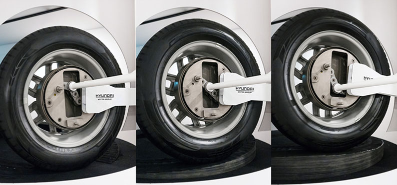 Imagem de três rodas mostram como funciona o sistema de transmissão como ilustração do post cujo título diz que um sistema da Hyundai e Kia pode revolucionar o design dos elétricos.